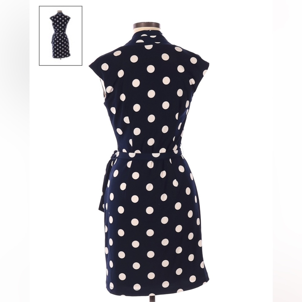 Eliza J Polka Dots Dress Sz 8. - Picture 2 of 6
